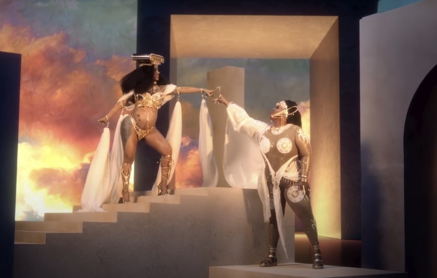 Lizzo cardi b rumors trailer youtube