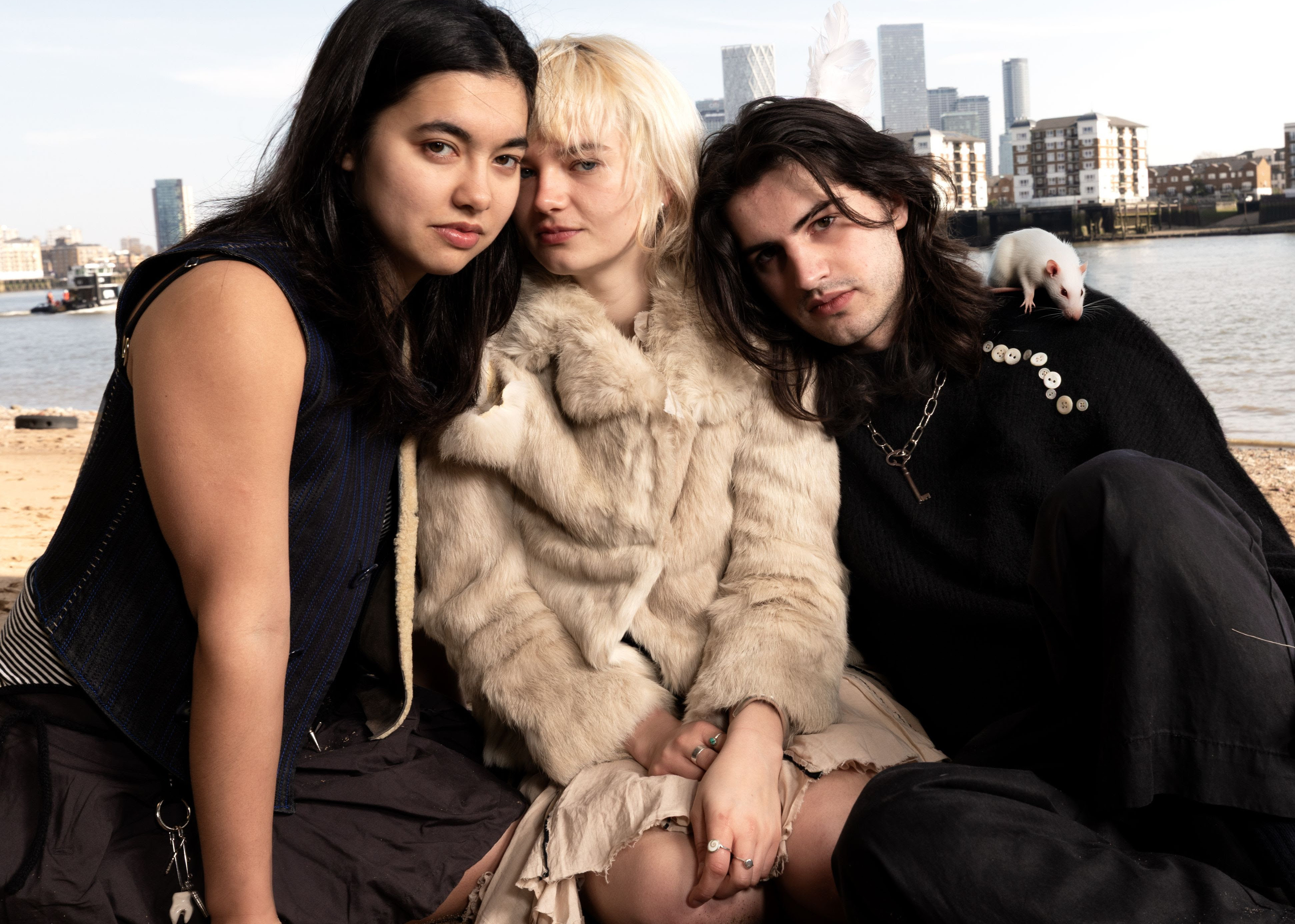 Mary in the junkyard drains