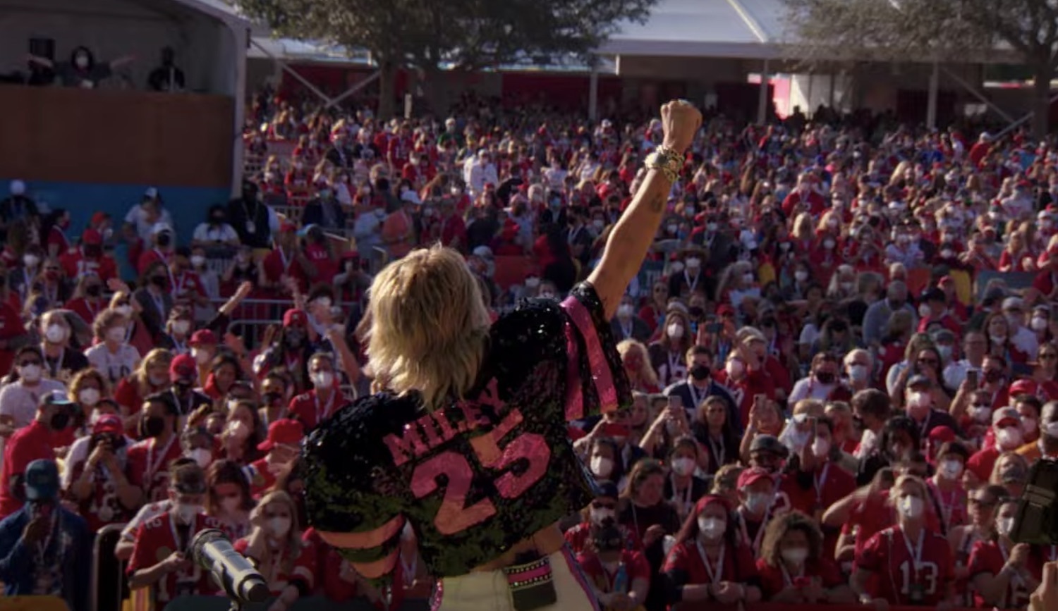 Miley cyrus tiktok tailgate superbowl show