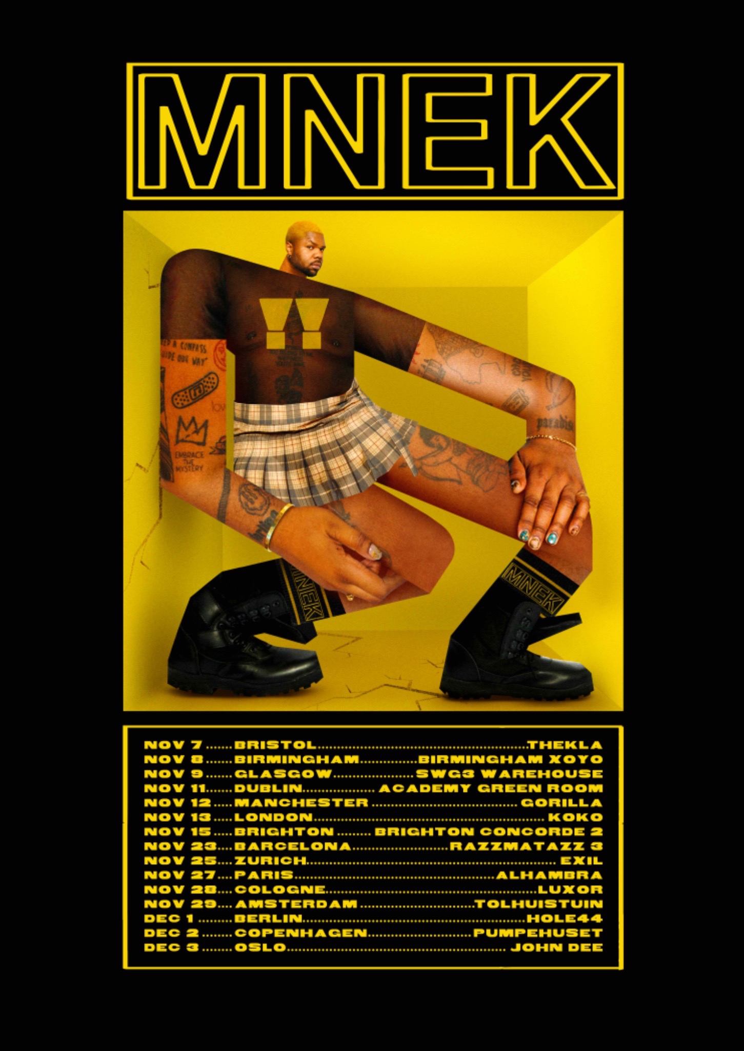 Mnek tour