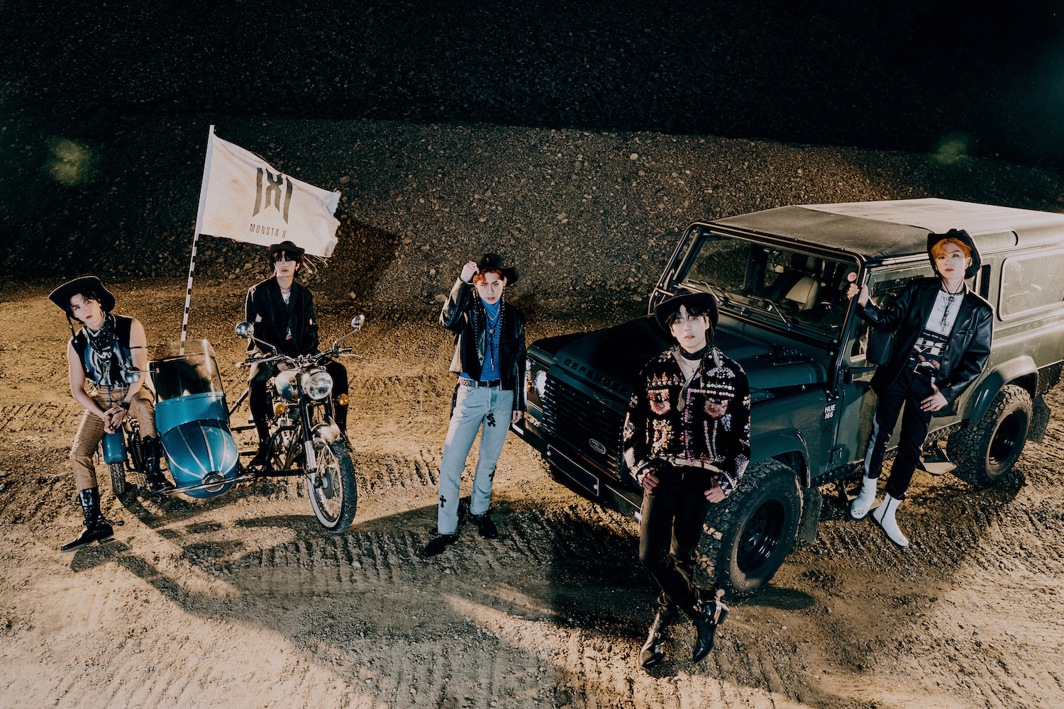 Monsta x kpop flex press shot 2021