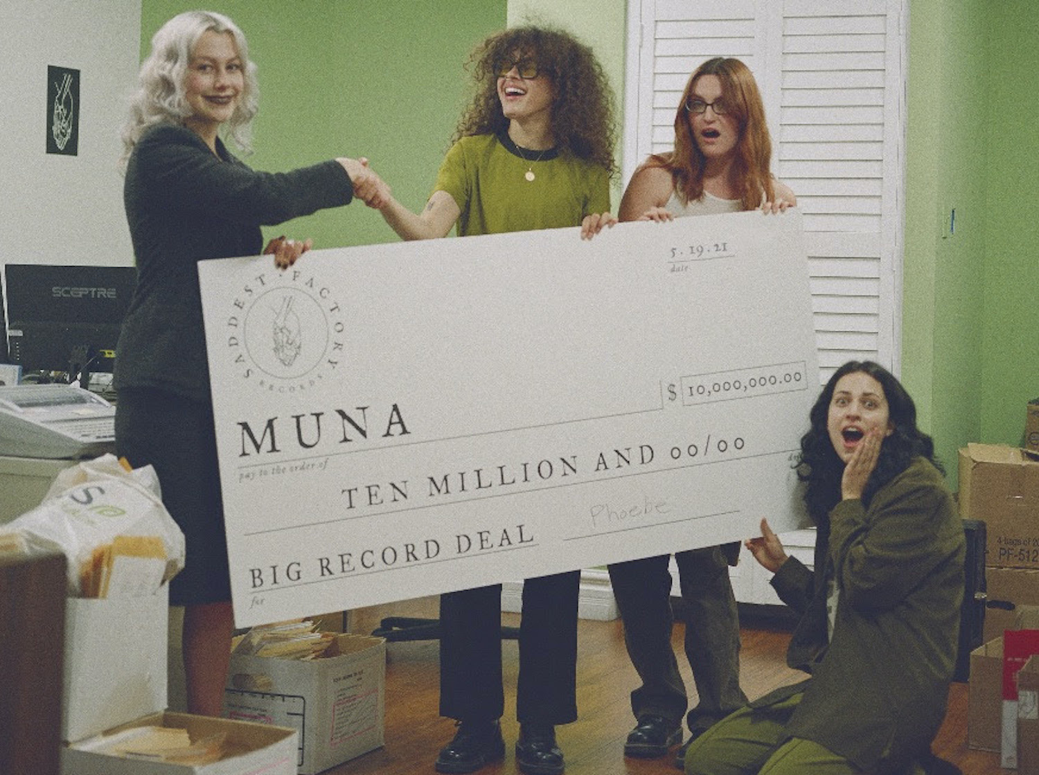 Muna saddest factory records signing davis bates 2021