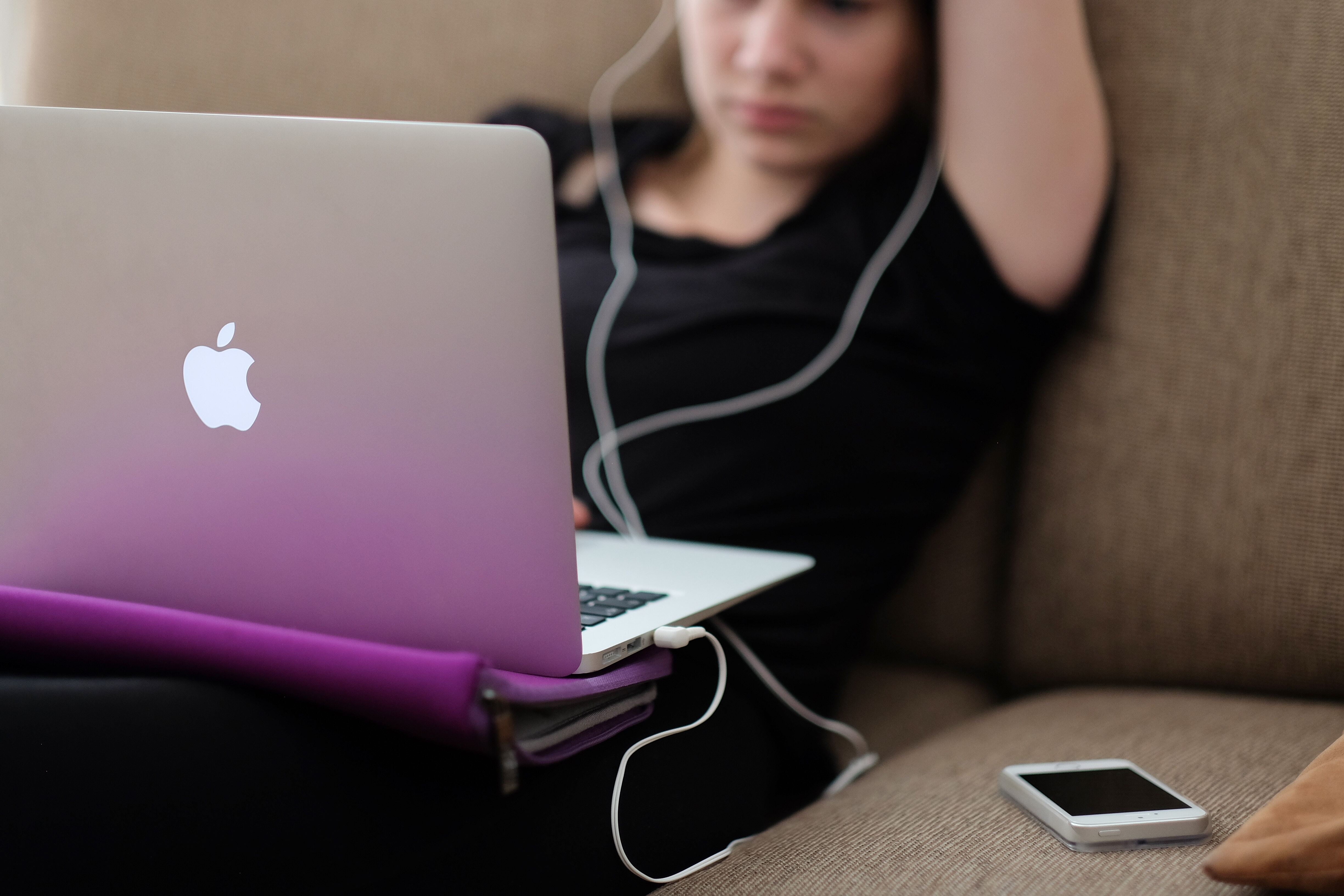 Music listening laptop steinar engeland