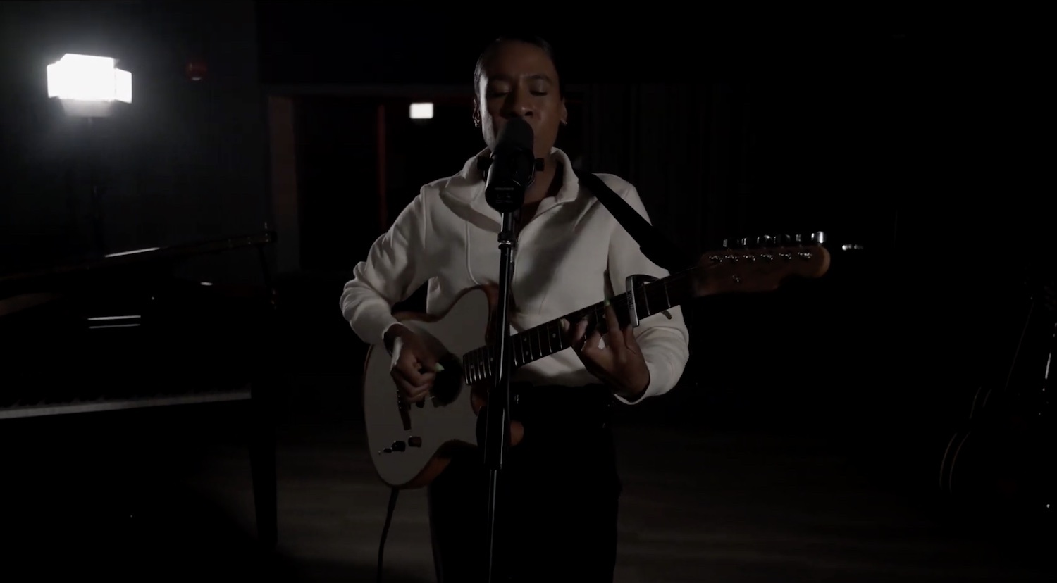 Mychelle covering "Is This Love" for Line of Best Fit session