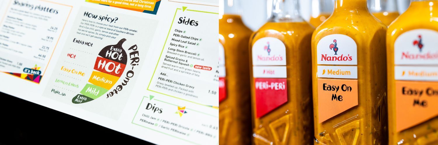 Nandos medium sauce easy on me adele press