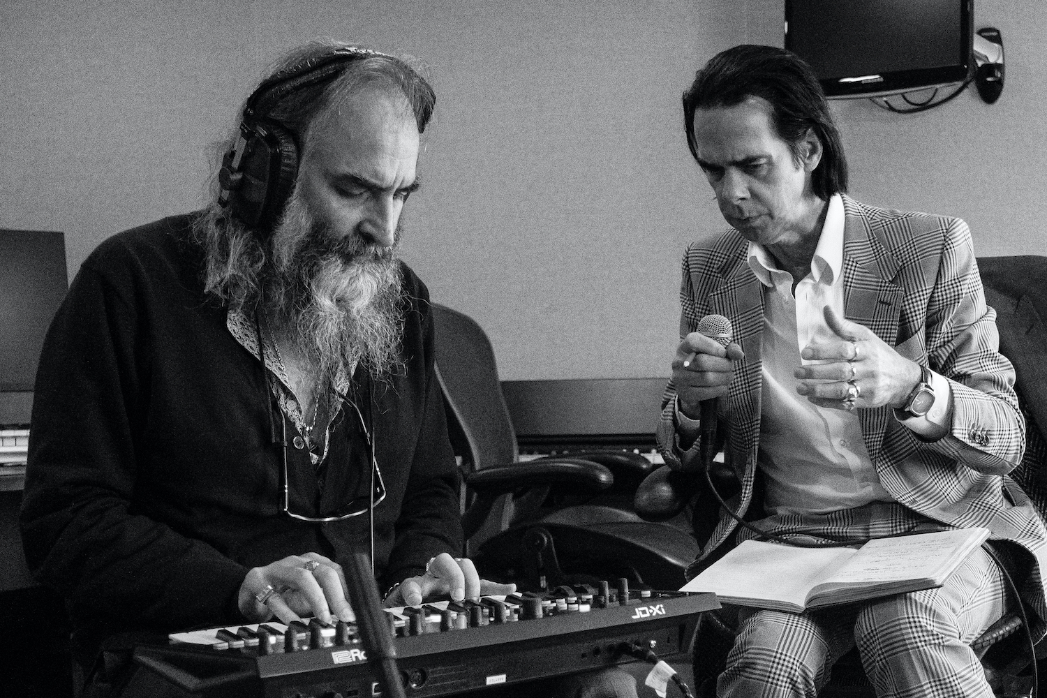 Nick Cave warren Ellis by Joel Ryan