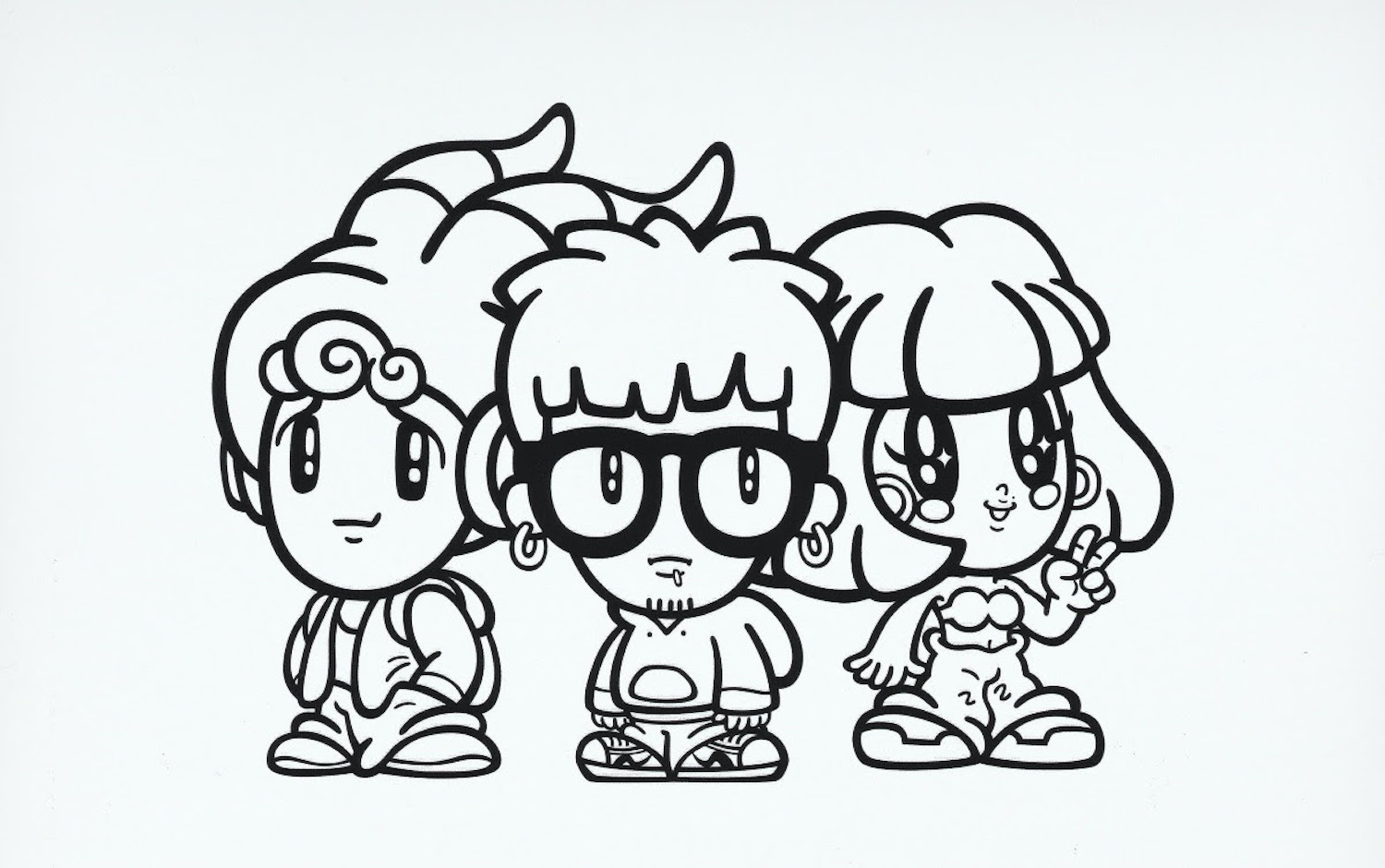 No rome 1975 charli xcx spinning artwork