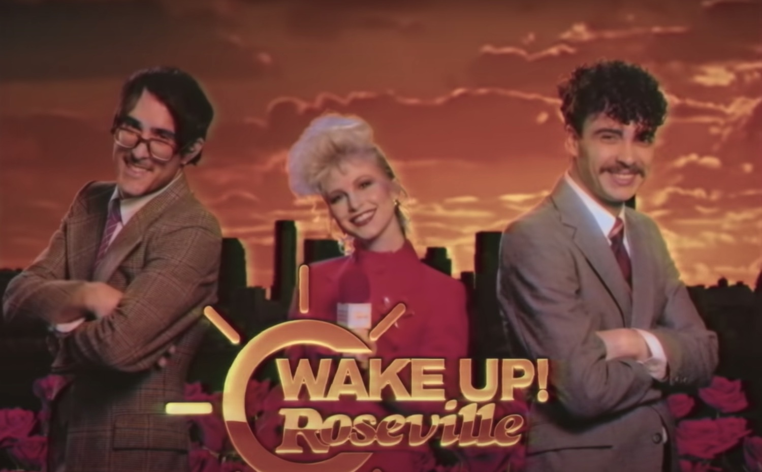 Paramore in the video for "Rose-Colored Boy"