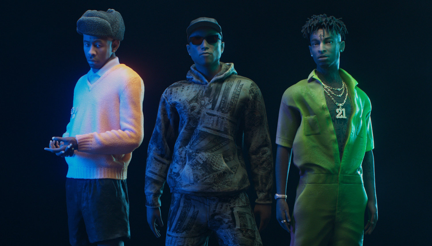 Pharrell tyler 21 savage CICO ART 10x10 300dpi