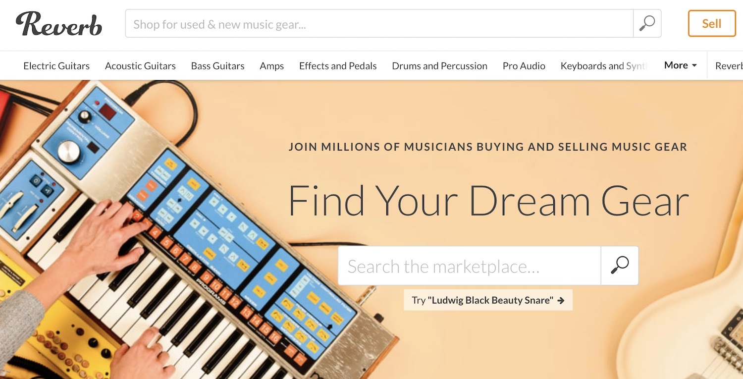 Reverb marketplace