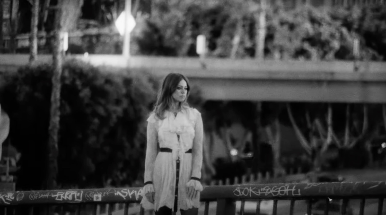 Ruth Radelet in video for "Strangers"