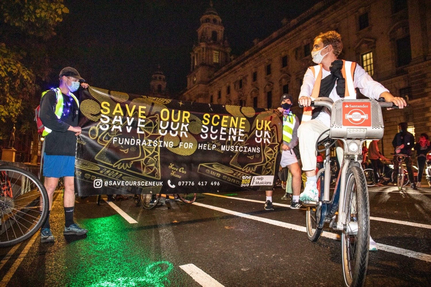 Save our scene protests 2020