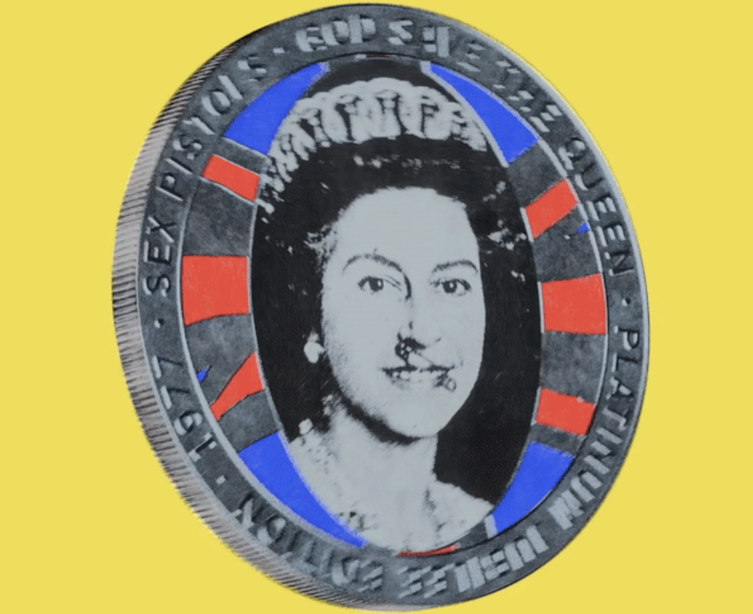 Sex pistols god save the queen coin jubilee week 2022