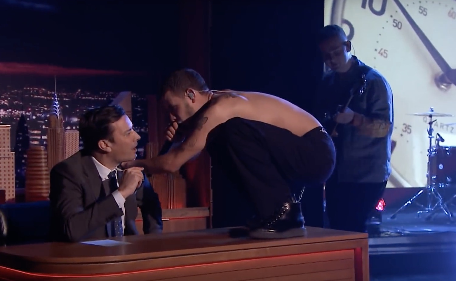 Slowthai mura masa jimmy fallon