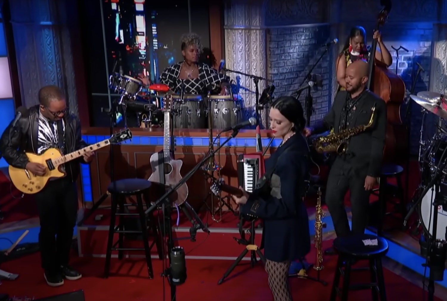 St vincent Stay Human Dreams The Late Show with Stephen Colbert 2022 youtube