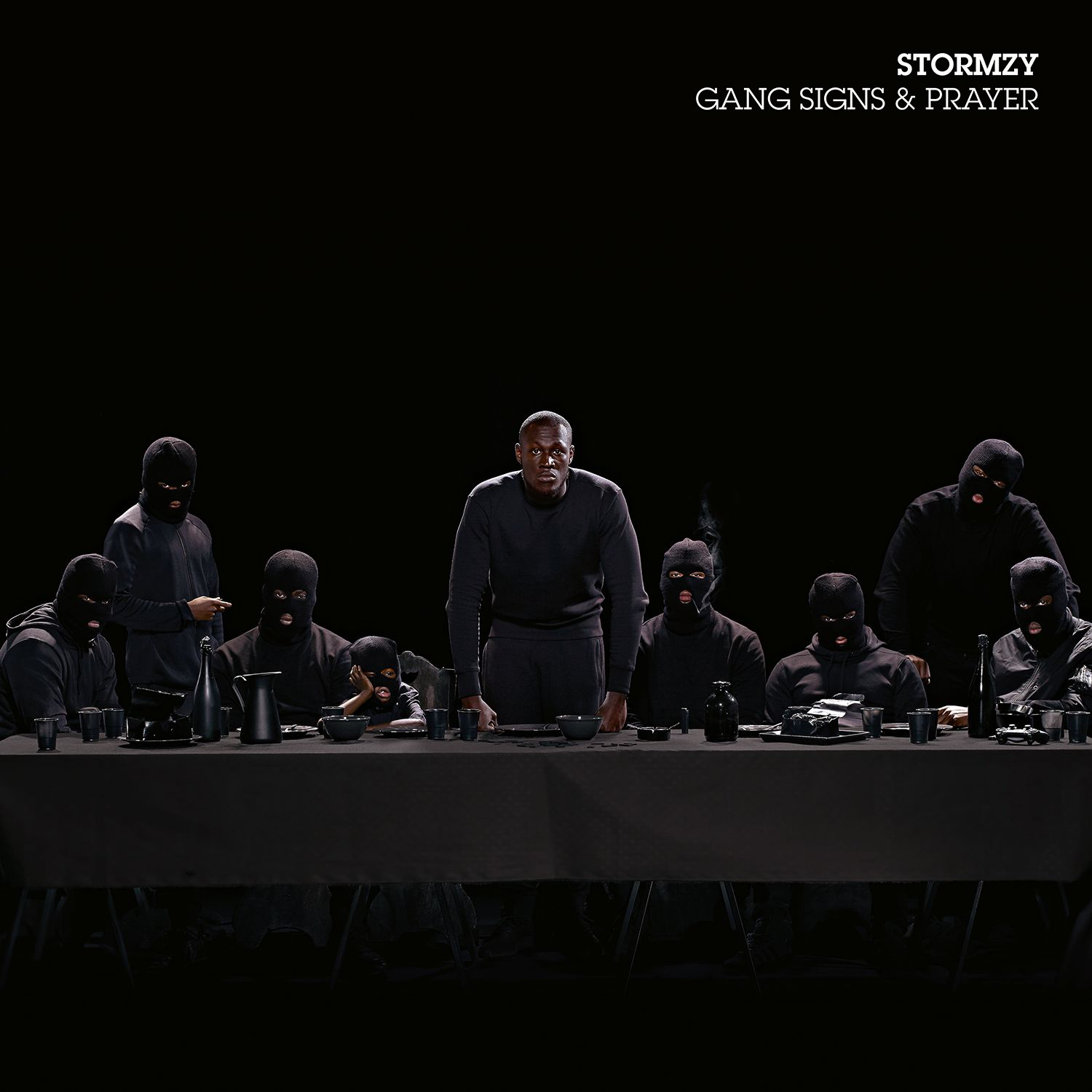Stormzy gang signs prayer album artwork