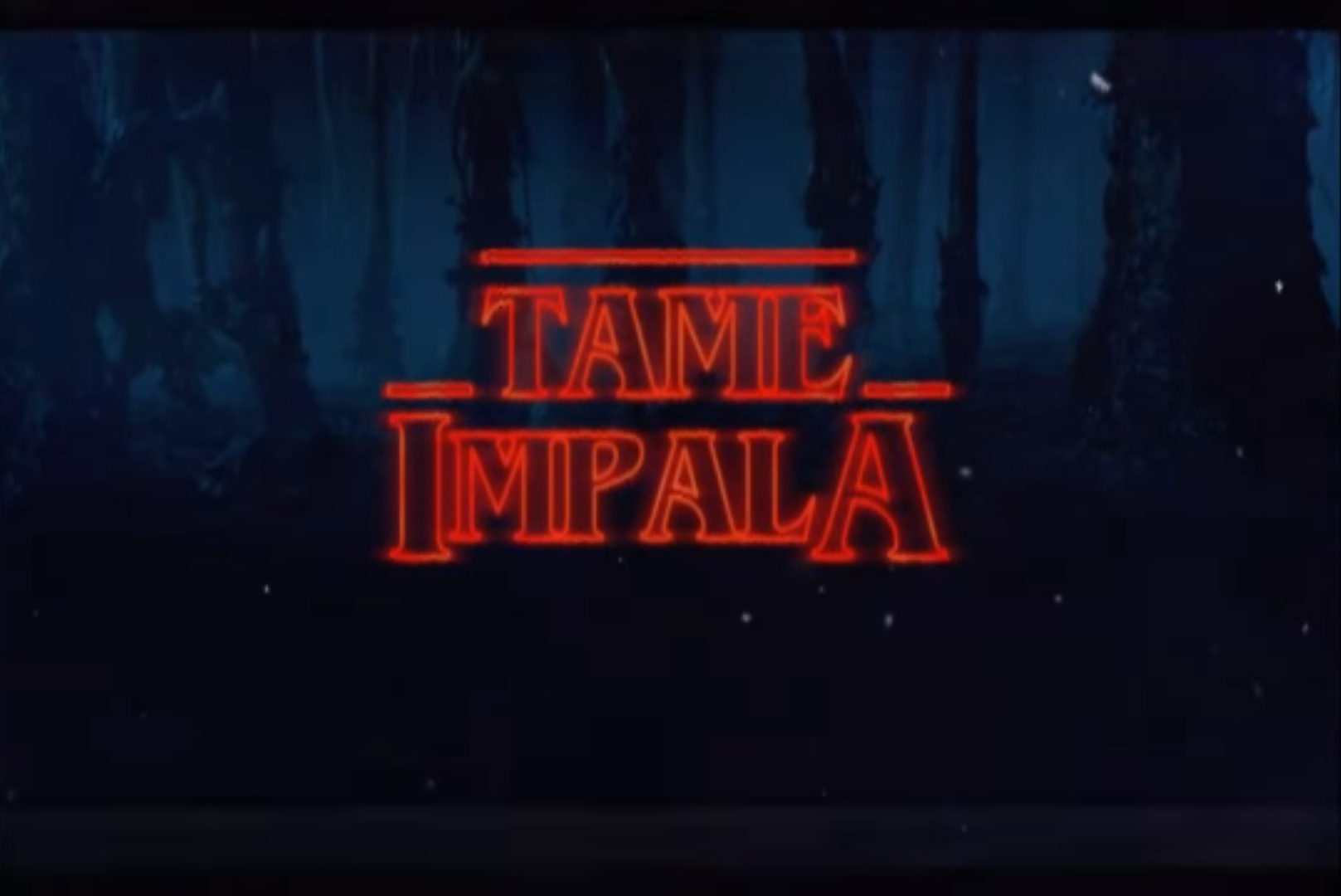Tame impala stranger things logo