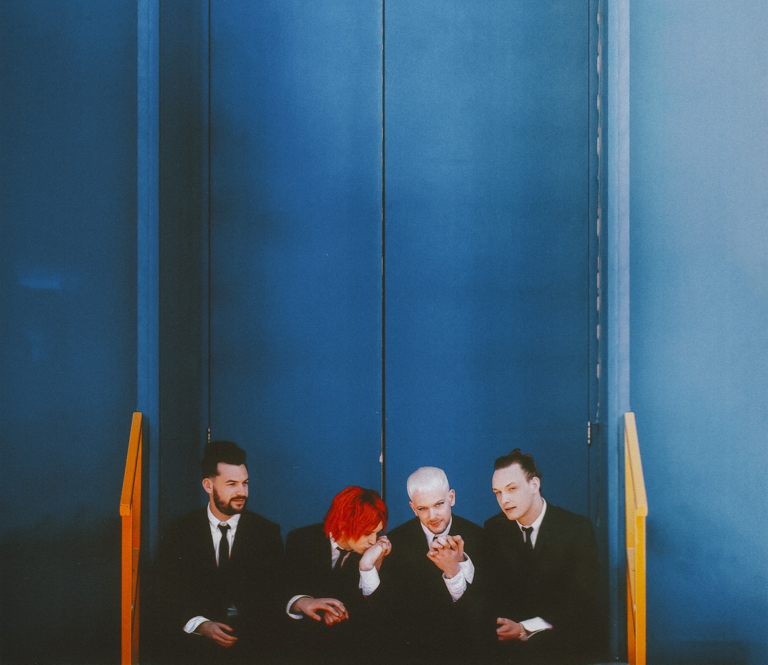The 1975 blue door