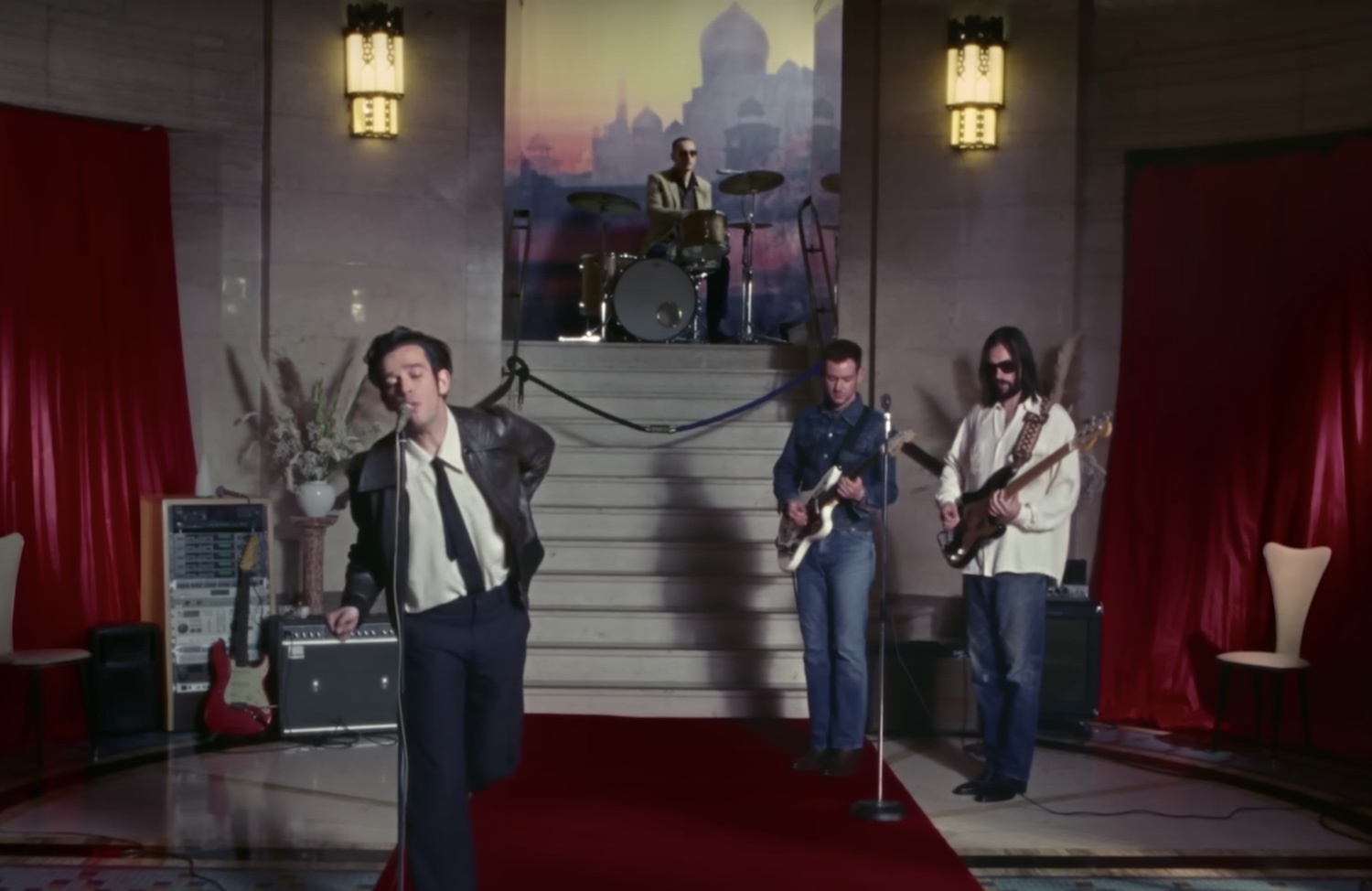 The 1975 in the video for "Happiness"