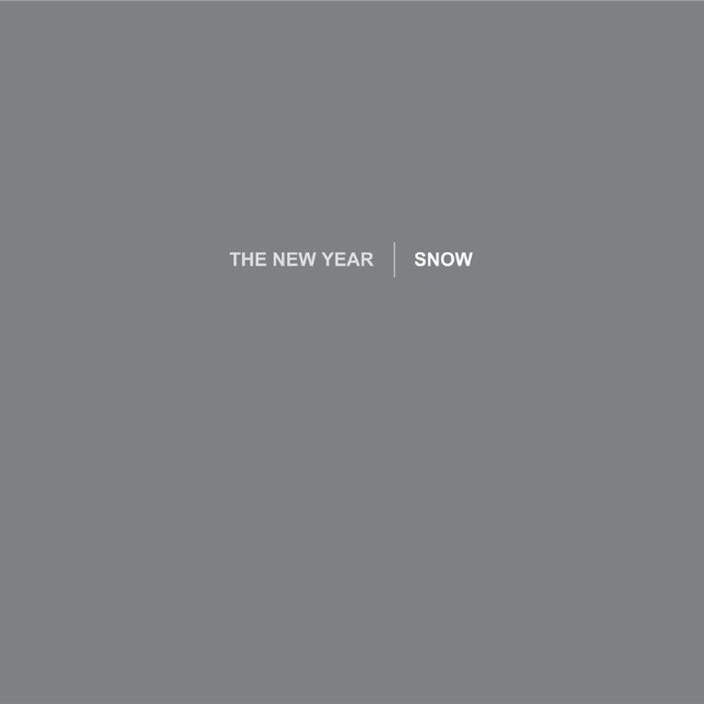 The new year snow art