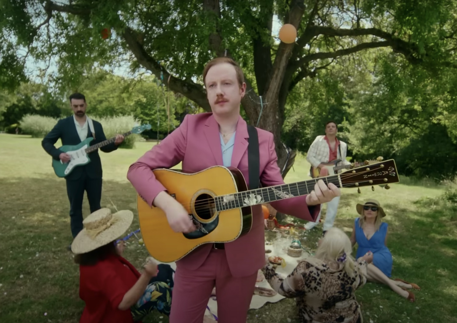Two Door Cinema Club in the video for "Lucky"