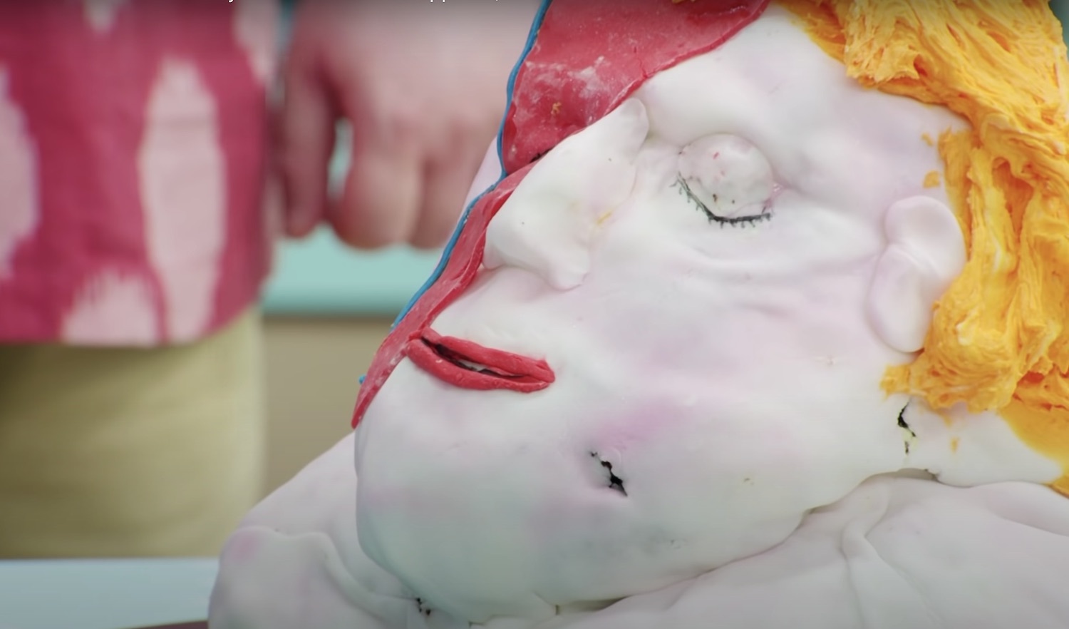 Ziggy stardust gbbo cake 2020