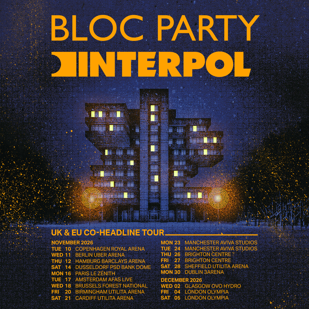 Bloc Party Interpol tour