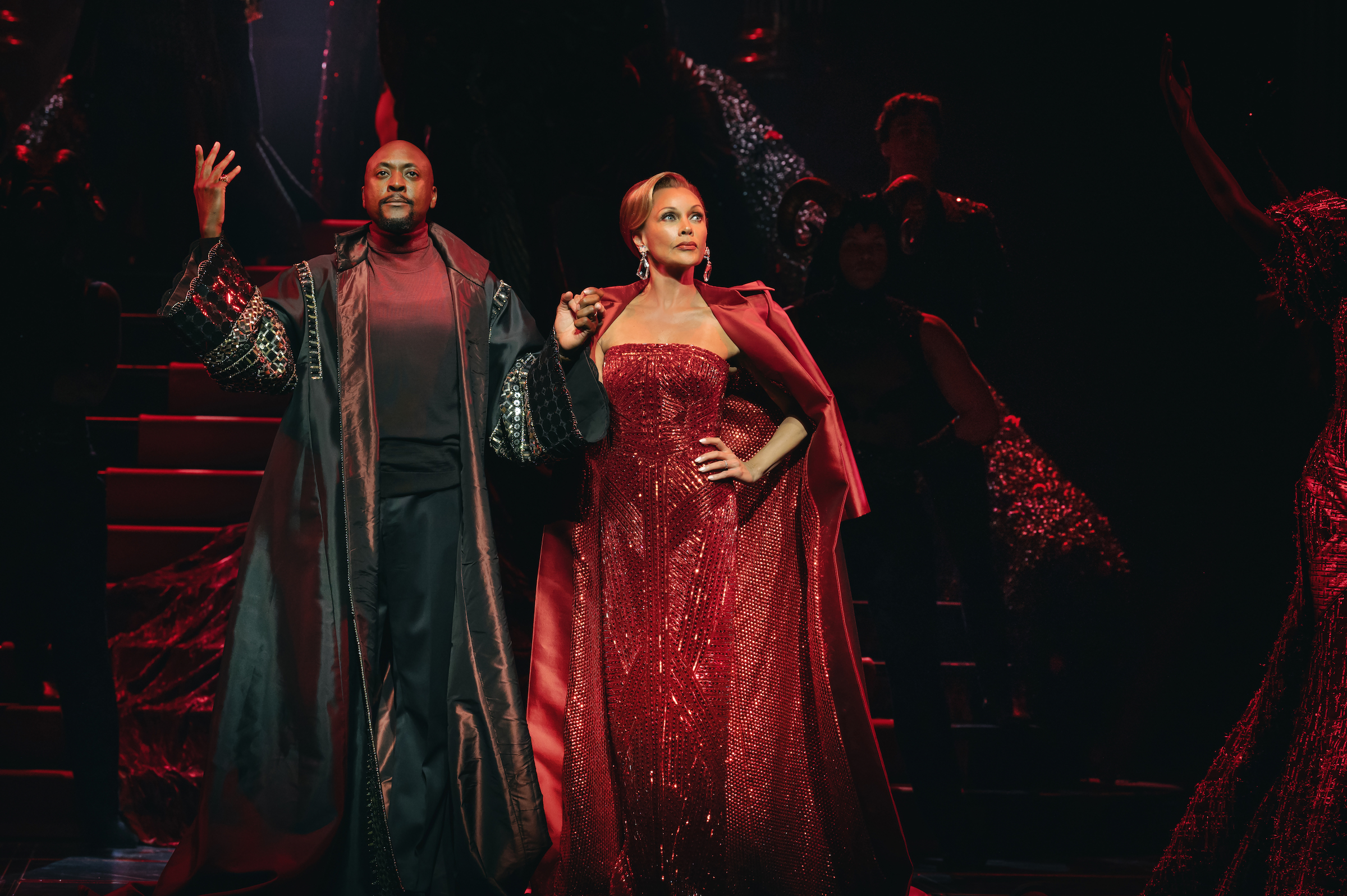 Matt Henry Nigel and Vanessa Williams Miranda The Devil Wears Prada Photo Credit Matt Crockett 5541