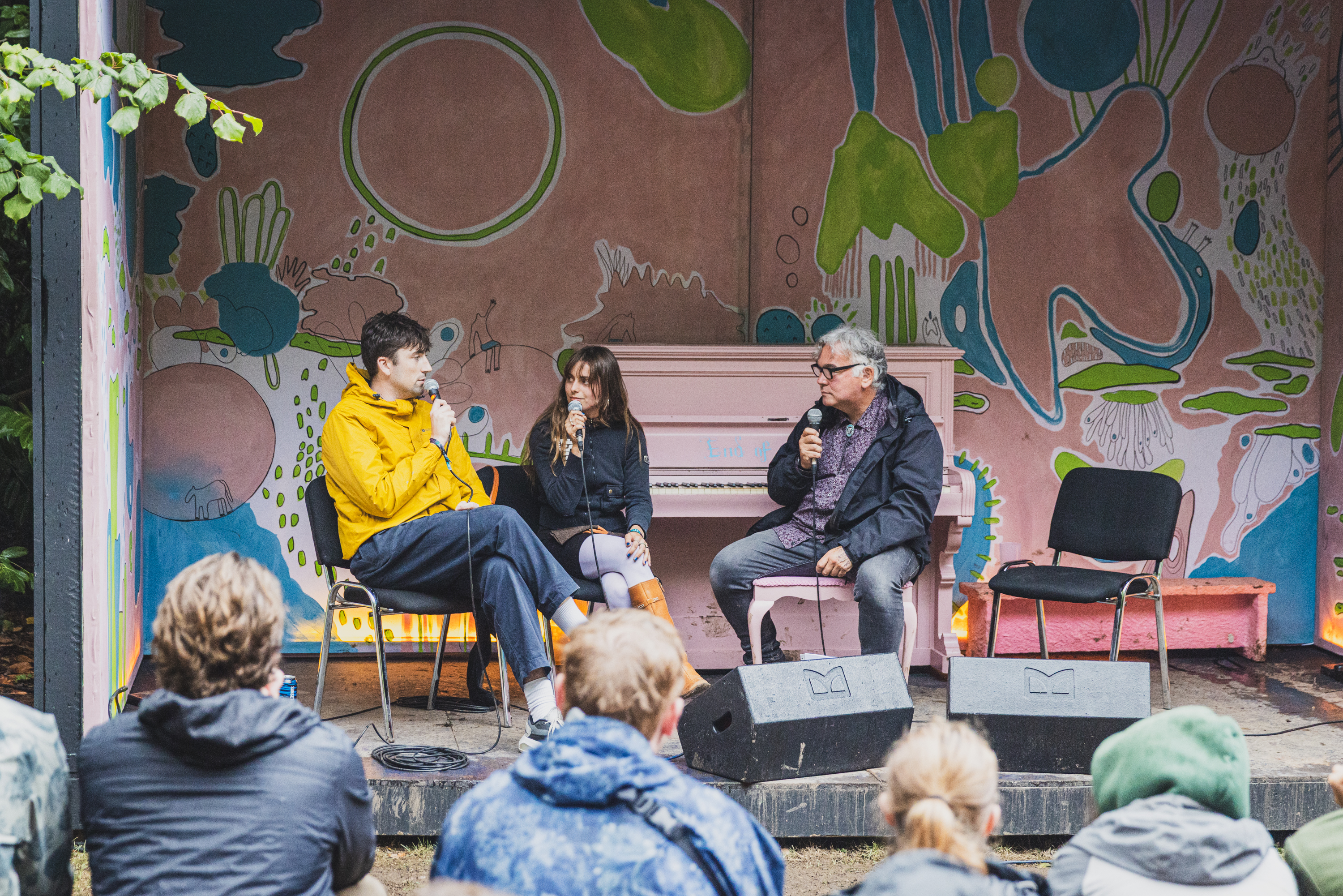 Watch Stewart Lee and Black Country, New Road in conversation at End of the Road Festival