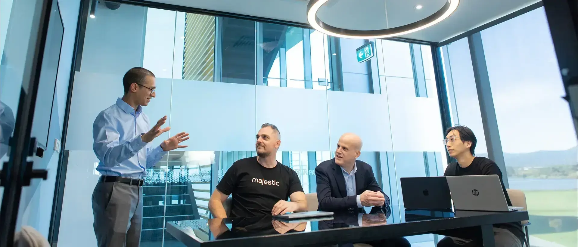 Majestic Team Discussing on Enhancing Client Engagement