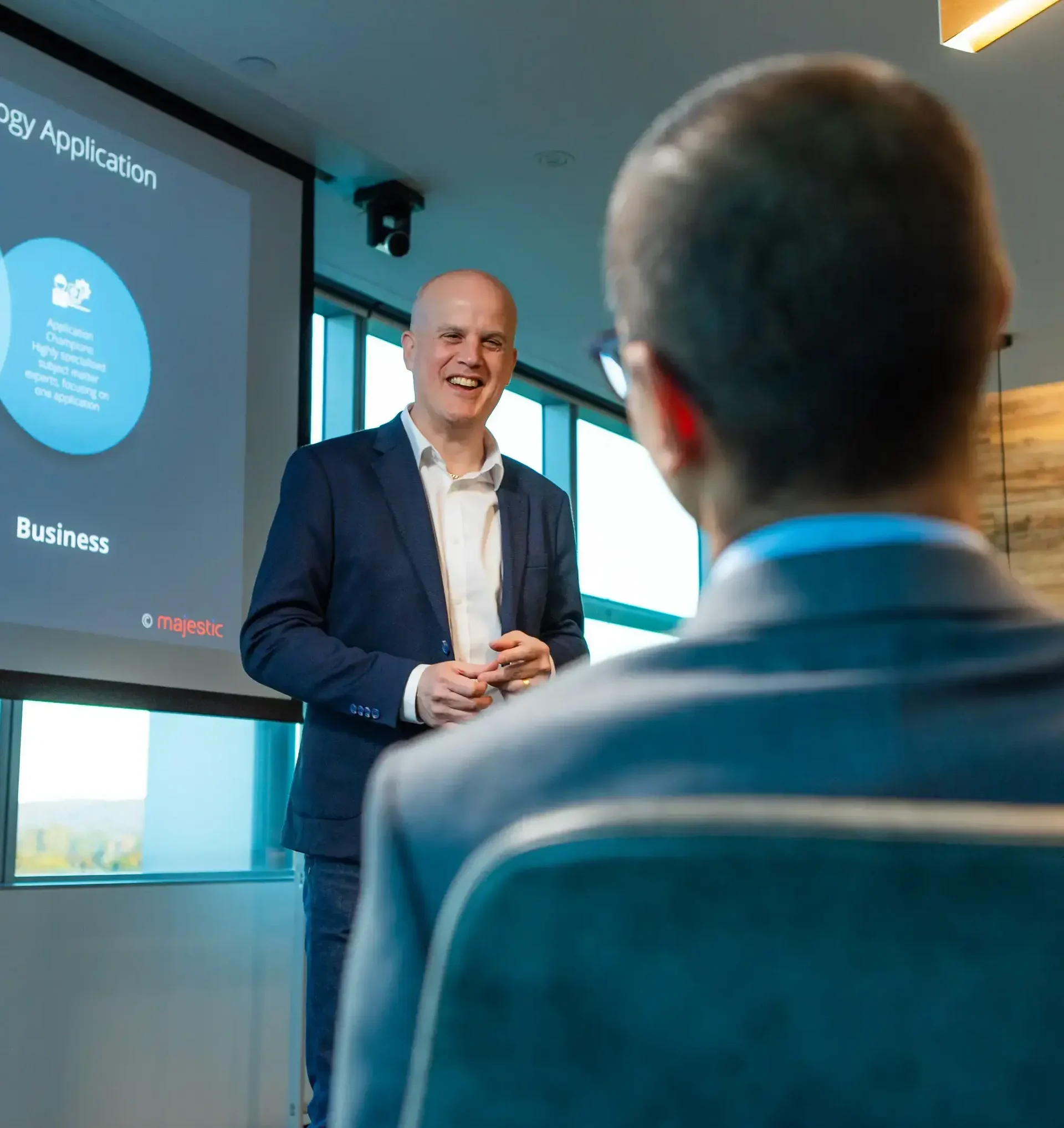 Majestic Team Discussing on Process Automation