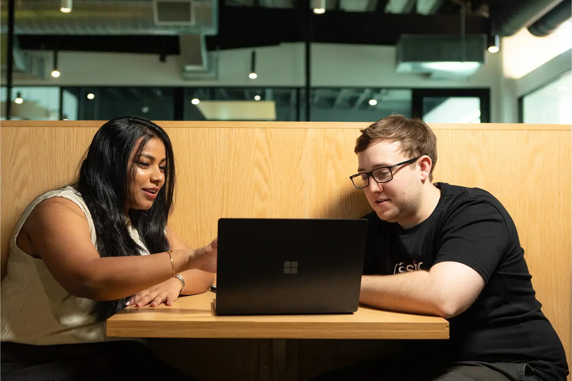 Majestic Team Discussing on Secure Data Management