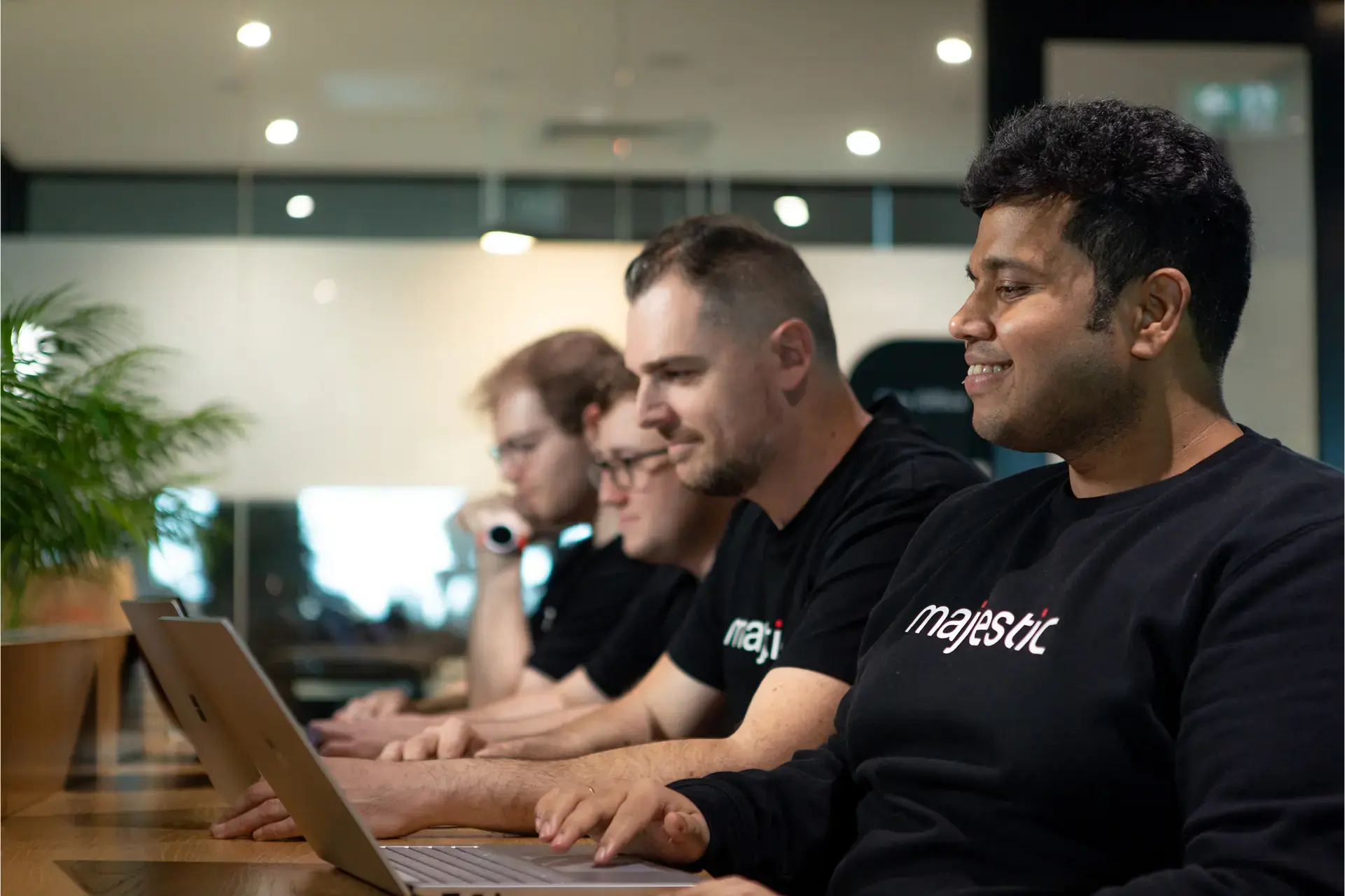 Majestic Team Working On Cyber Security