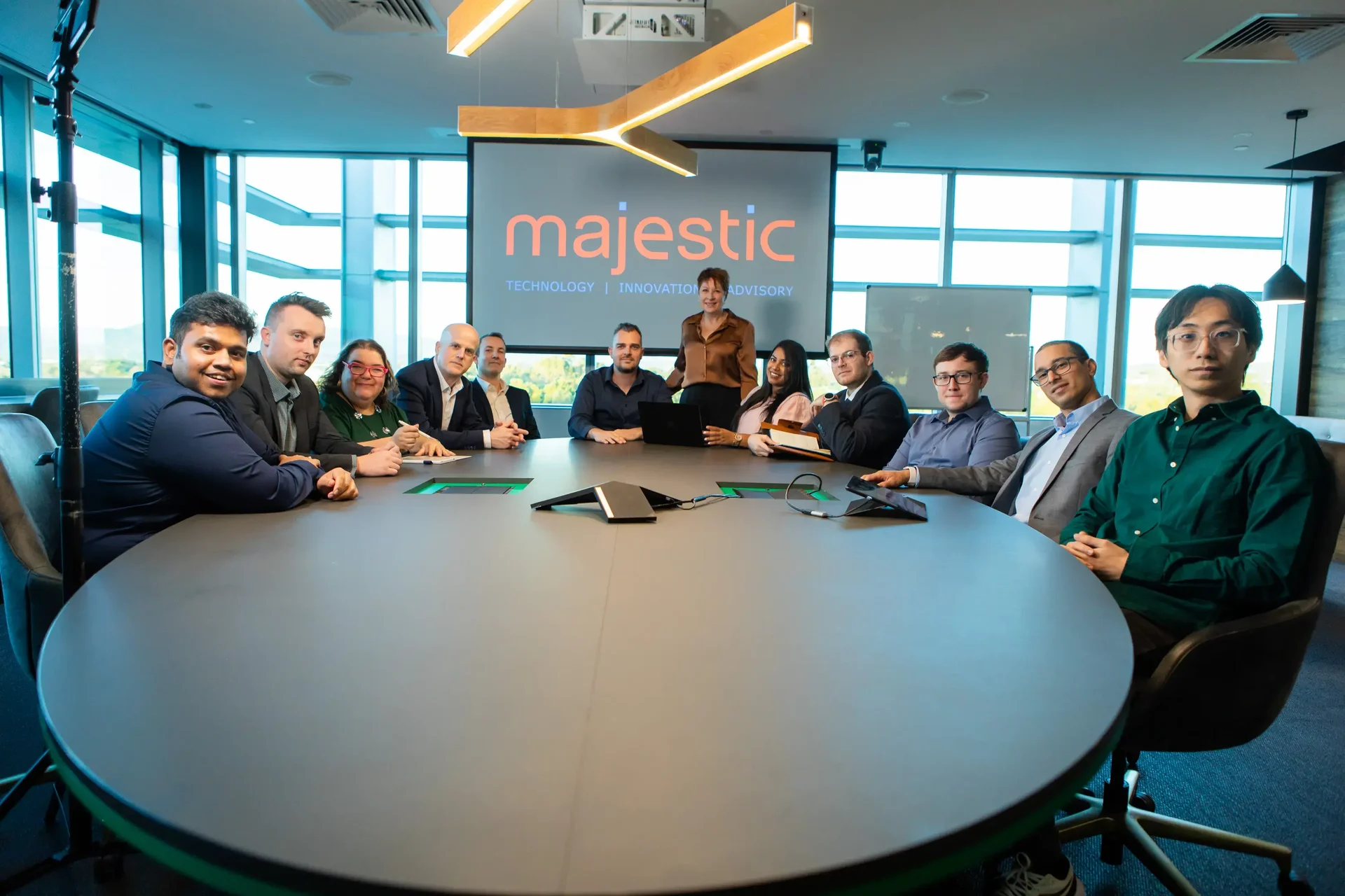 Team Discussing on Majestic's Approach on IT