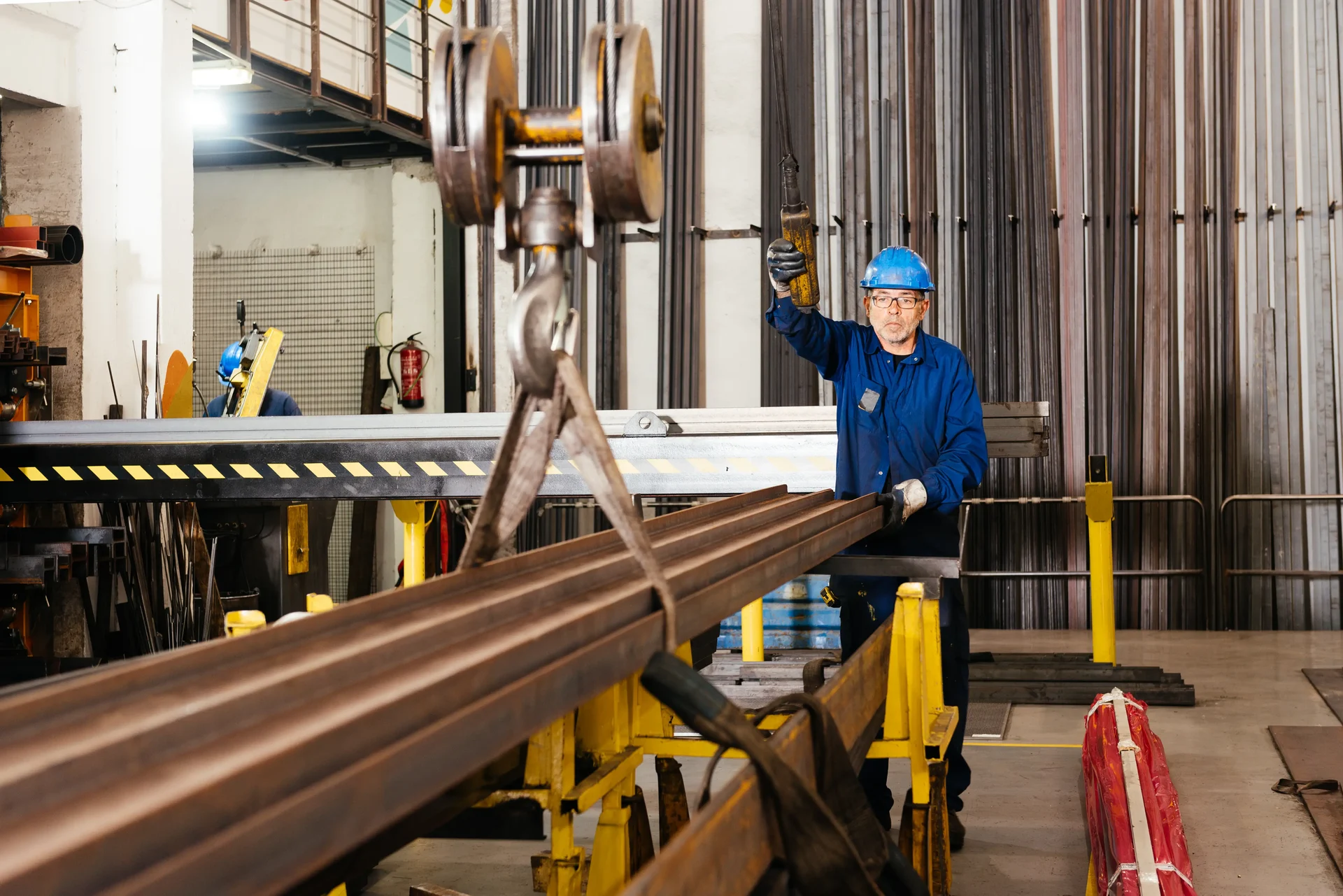 Male worker using factory equipment during work 2025 01 09 02 51 05 utc