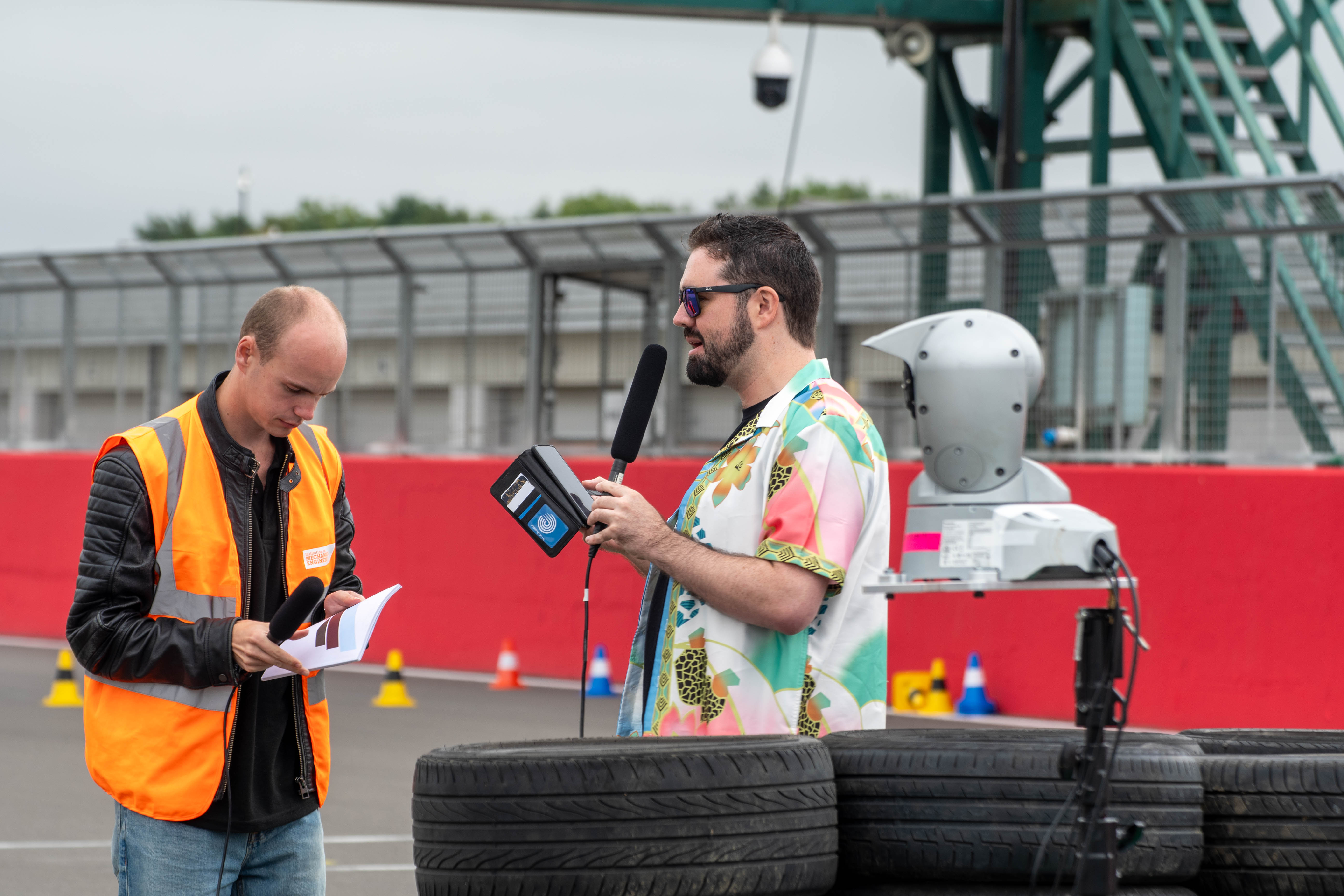 Foundation - James Montgomery Commentating on a Motorsport Race
