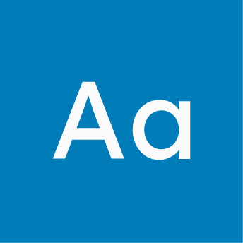 Toolbars 3 Font icon