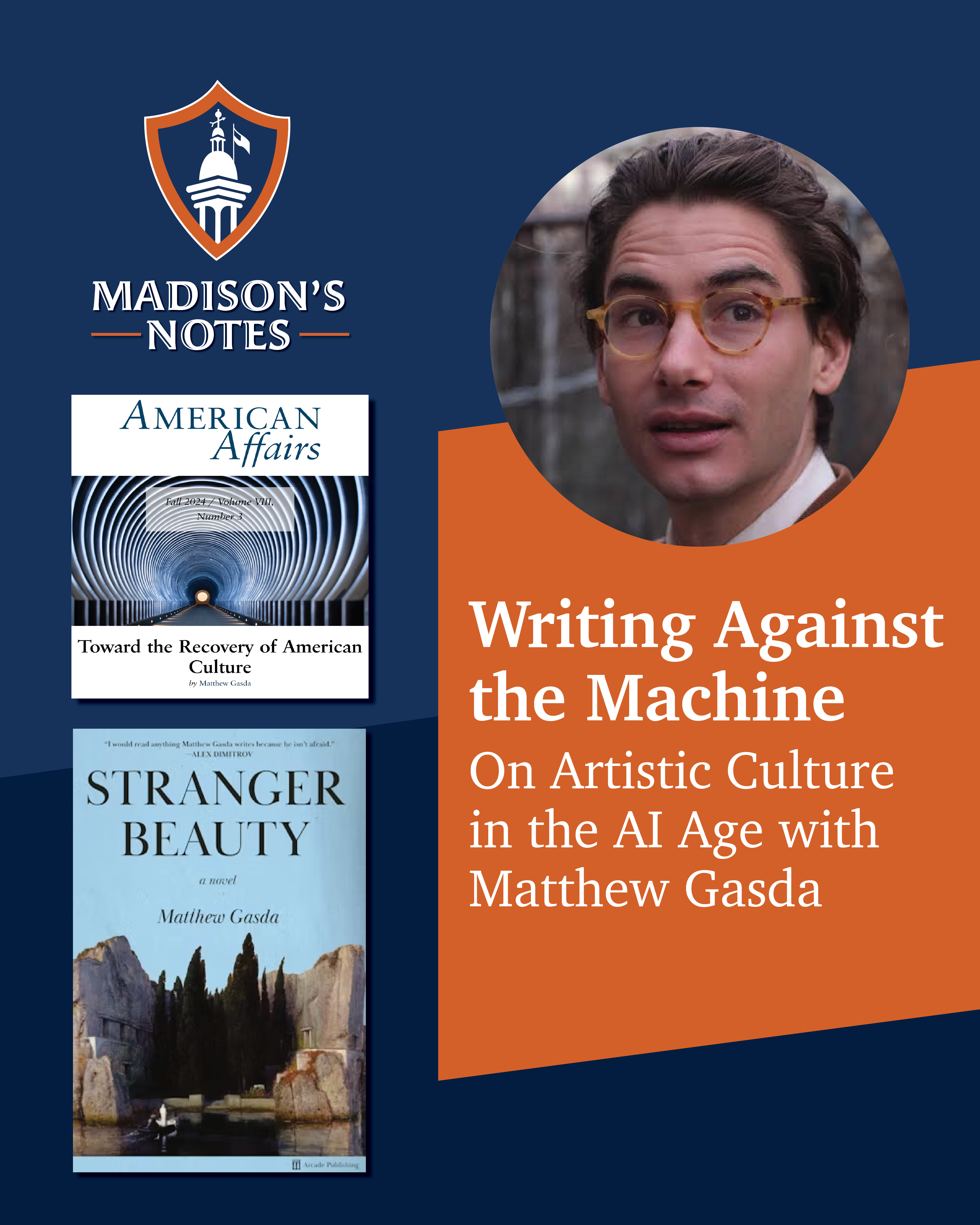 Writing Against the Machine: On Artistic Culture in the AI Age with Matthew Gasda