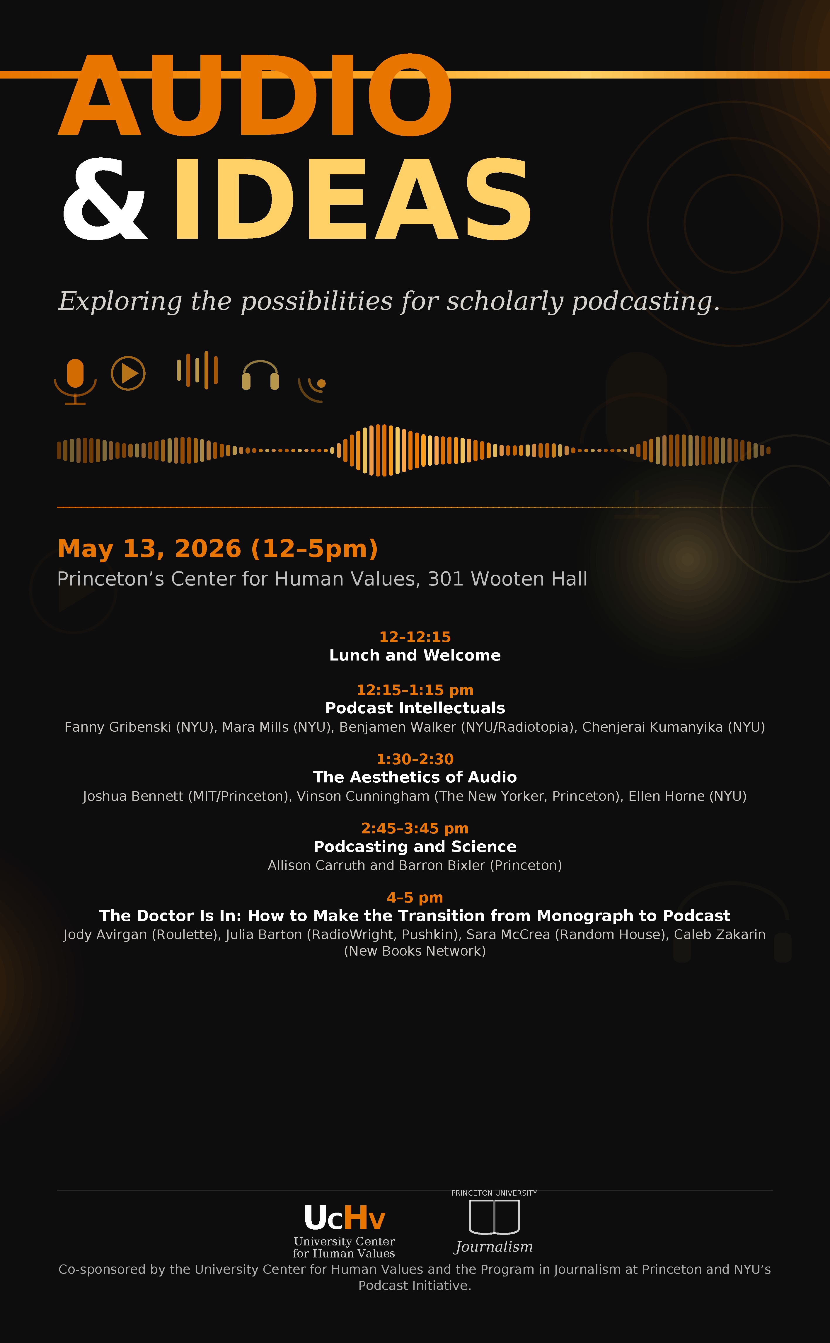 Audio and Ideas: Exploring the Possibilities for Scholarly Podcasting, Panel #1