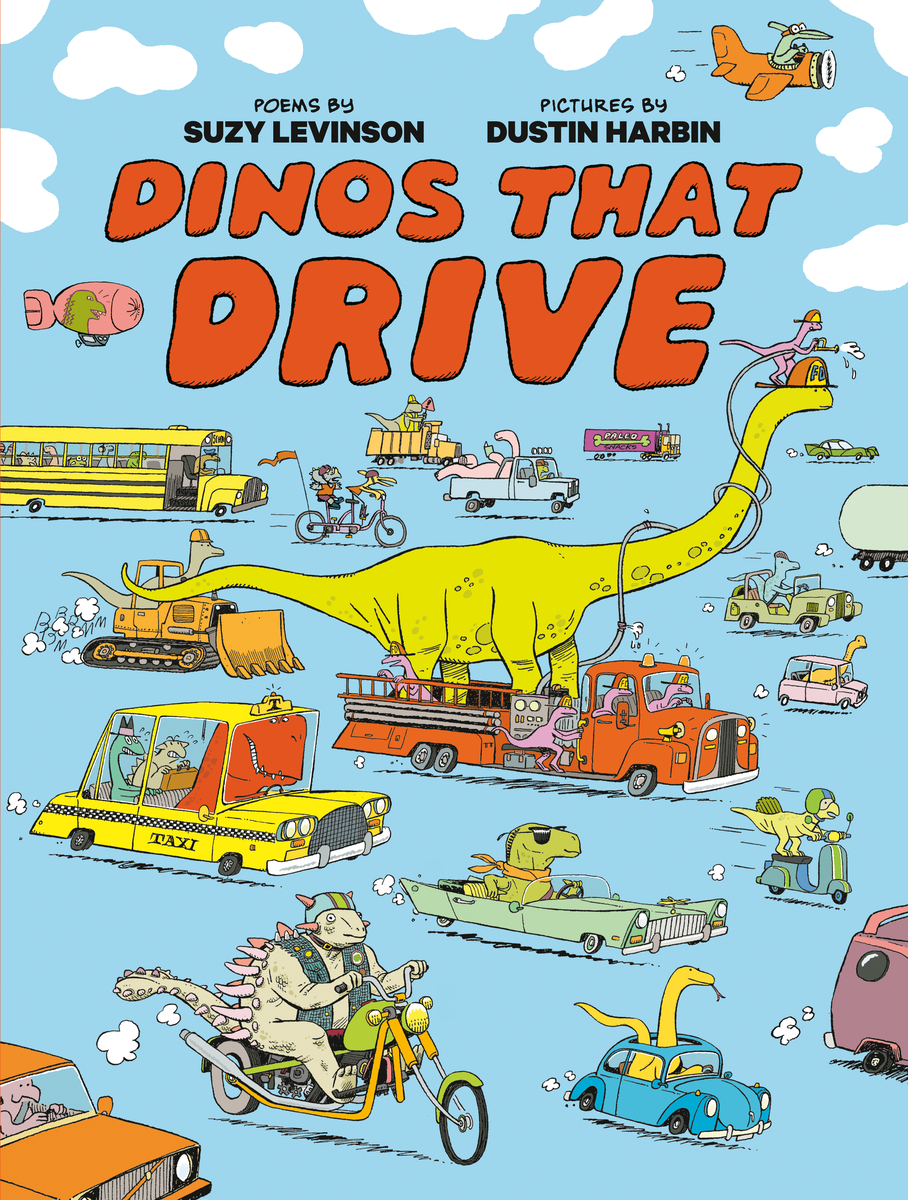 Suzy Levinson, "Dinos That Drive" (Tundra Books, 2025)