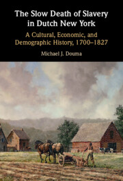 Michael J. Douma, "The Slow Death of Slavery in Dutch New York: A Cultural, Economic, and Demographic History, 1700-1827" (Cambridge UP, 2024)