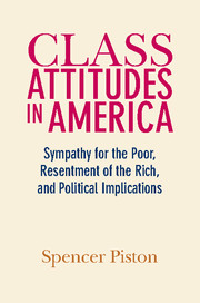 Spencer Piston, "Class Attitudes in American Politics: Sympathy for the Poor, Resentment of the Rich, and Political Implications" (Cambridge UP, 2018)
