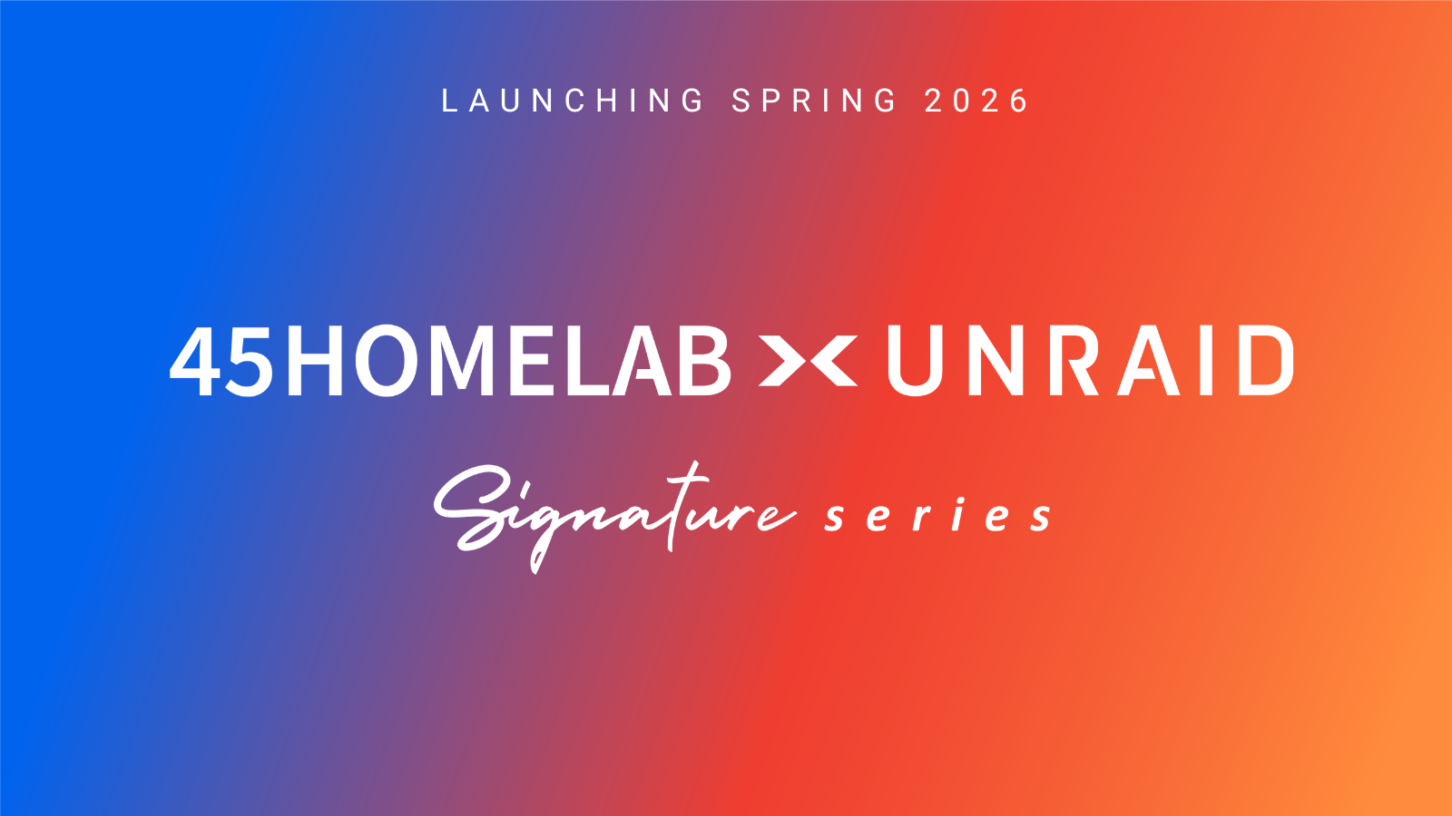Signature Series Launching in Spring 2026