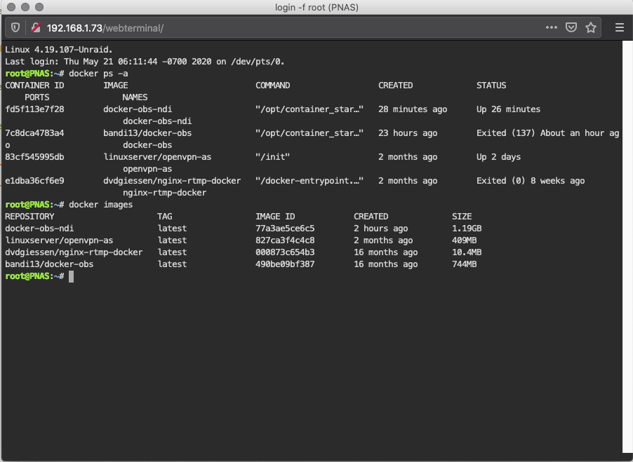 Commit Docker