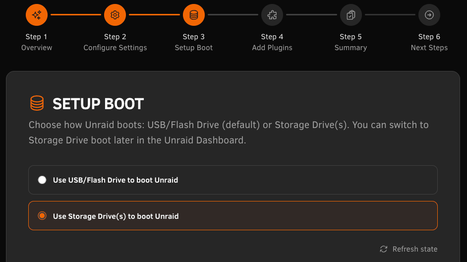 Setup Boot
