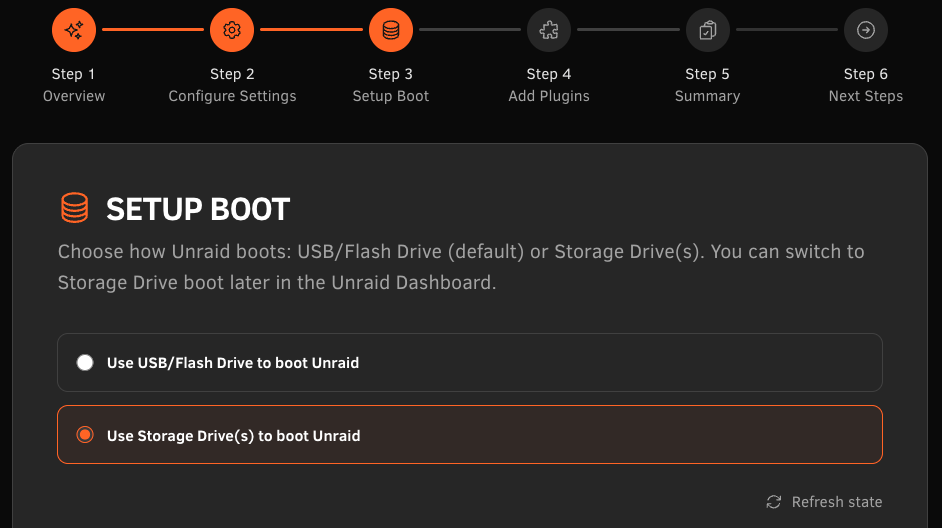 Setup Boot