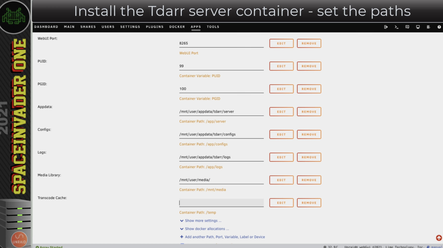 Tdarr spaceinvaderone