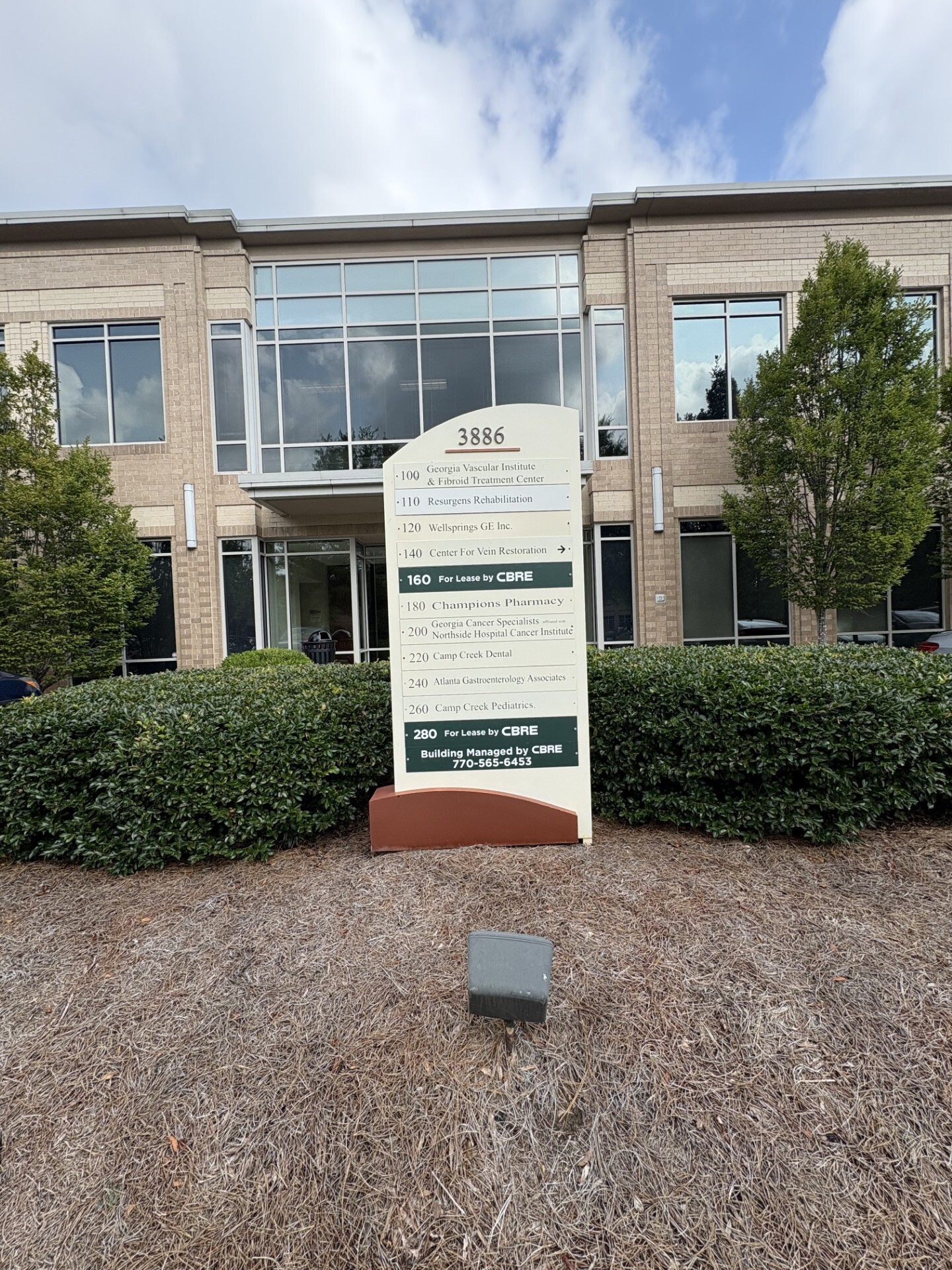 Exterior Photo of the Center for Vein Restoration in Atlanta(Camp Creek), Georgia