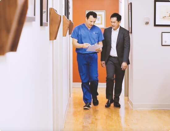 vein Consultation with doctor at office