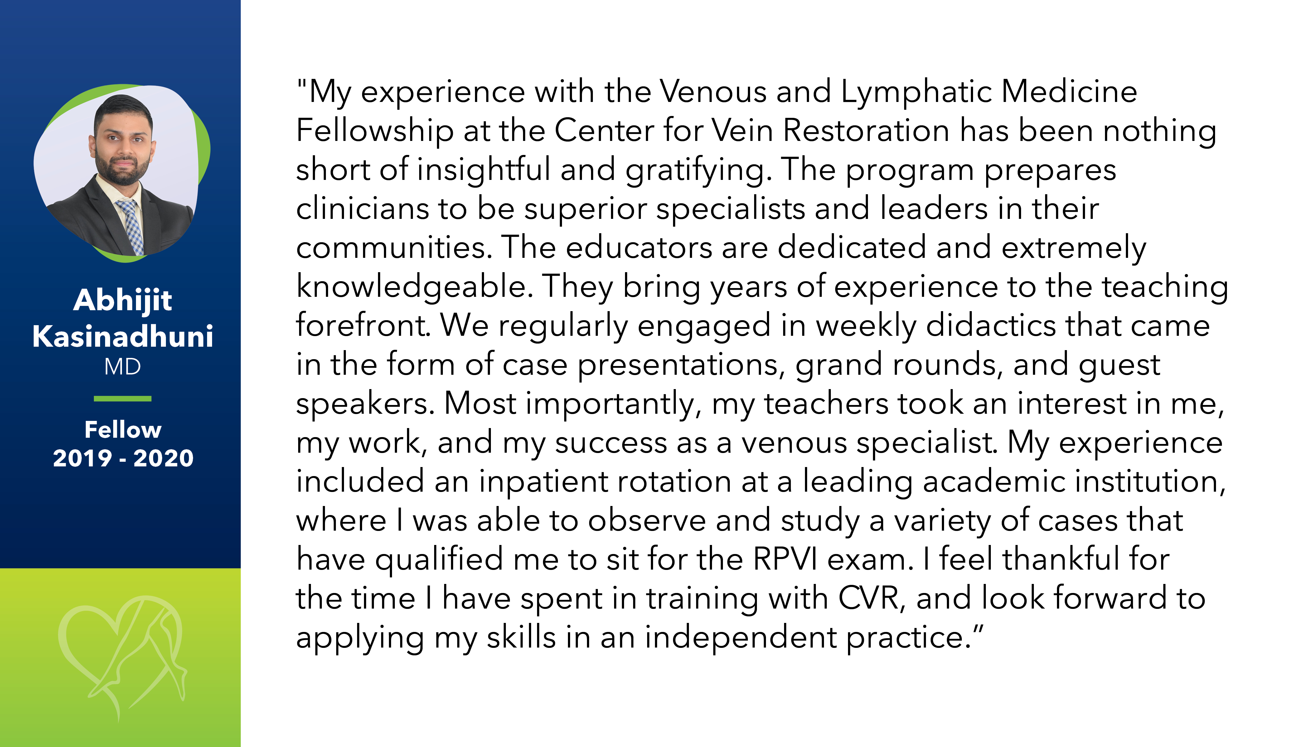 Fellow Testimonial Abhi Kasinadhuni